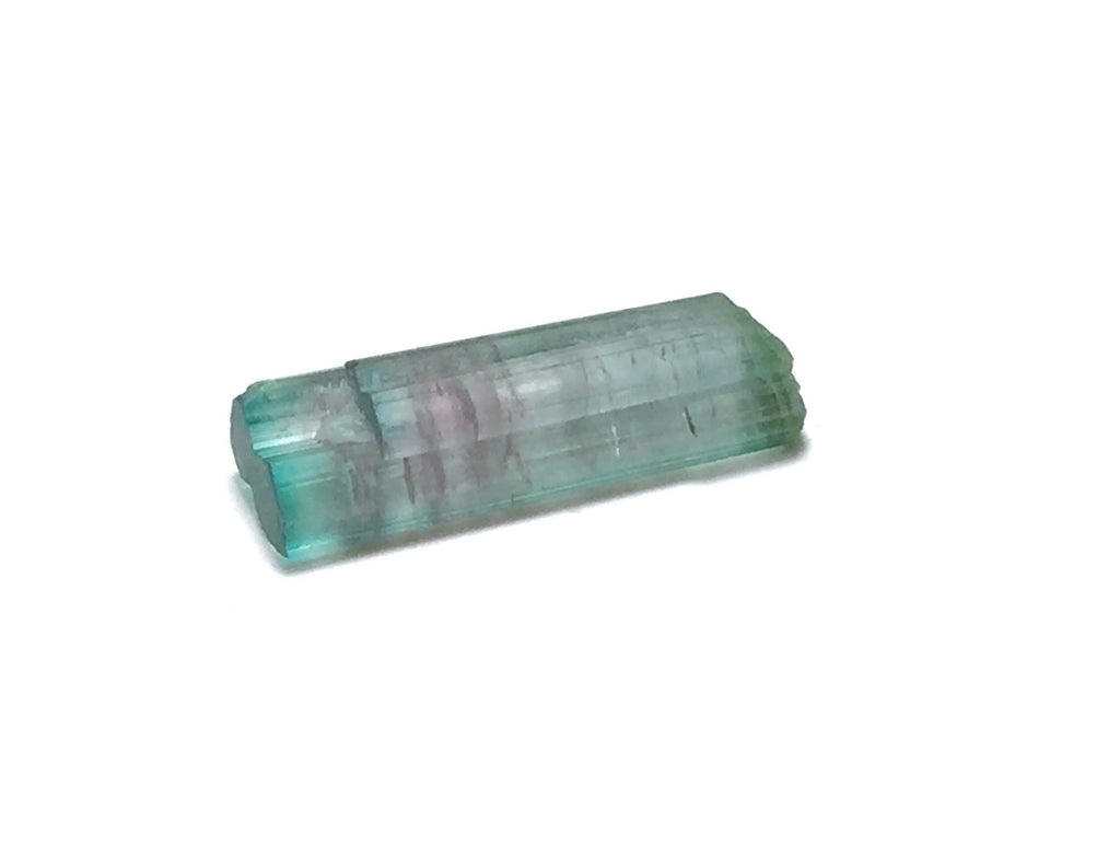 3.9 Carat Natural Bi-Color Tourmaline Crystal - Peche Mine, Afghanistan - Small Pocket Specimen