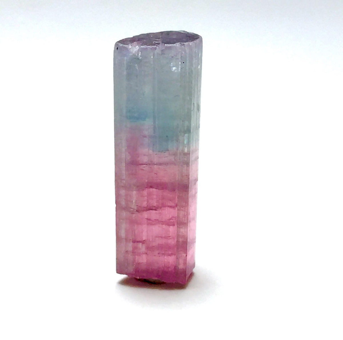 9.9ct Tri-Color Tourmaline Crystal - Natural Paprok Mine Afghanistan Pendant Size Specimen