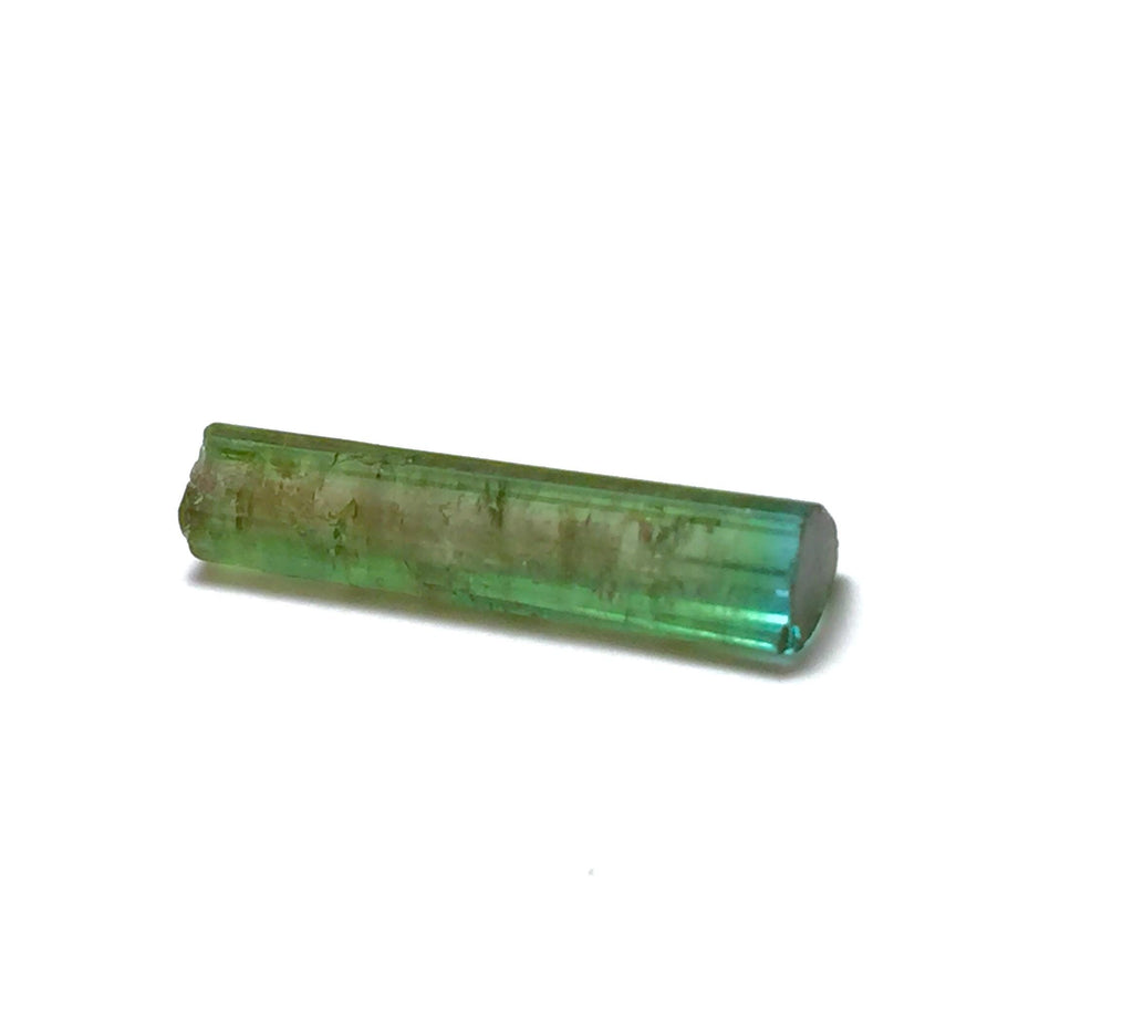 4.3ct Natural Bicolor Tourmaline Crystal - Peche Mine, Afghanistan - Raw Gemstone Specimen