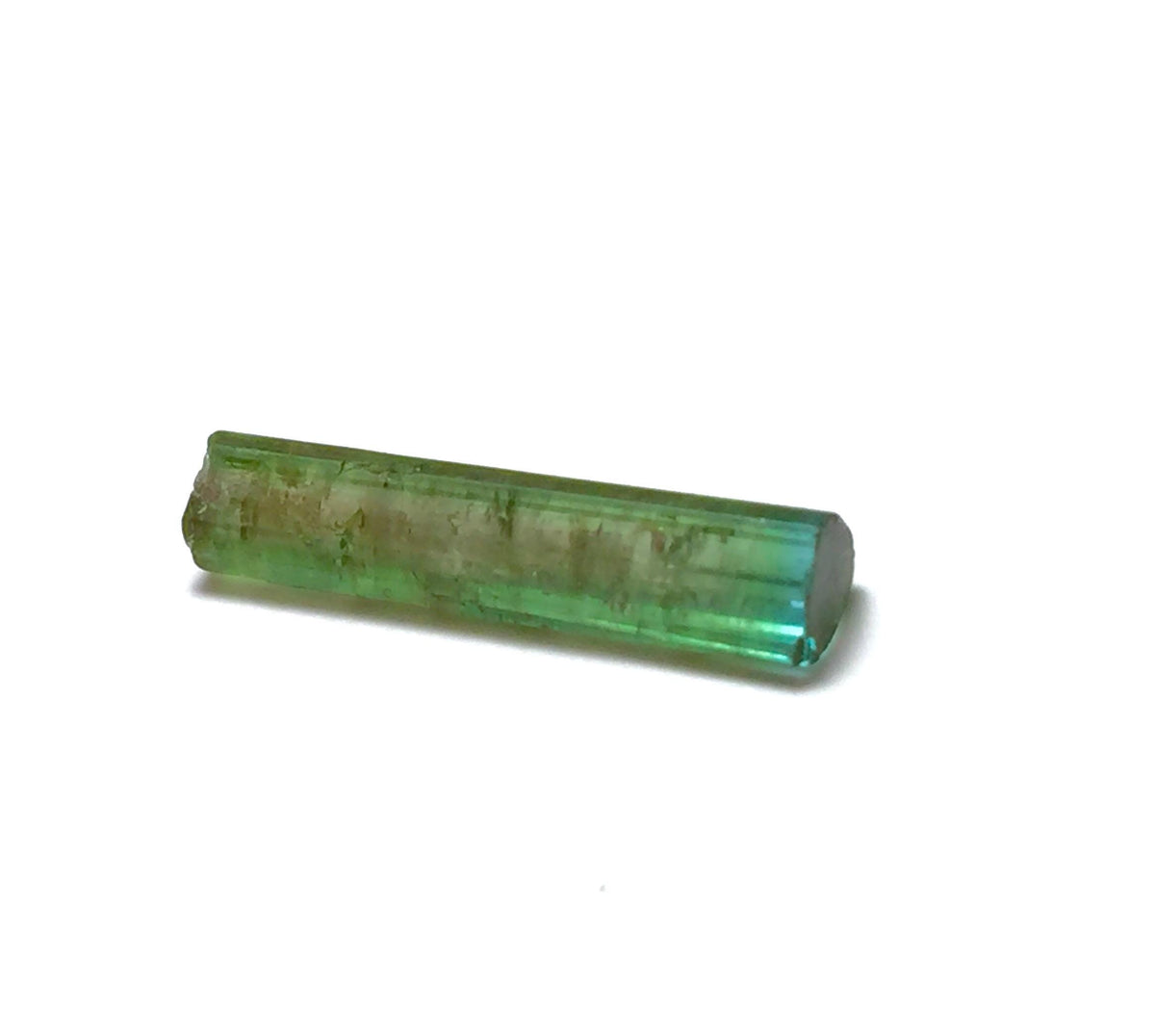 4.3ct Natural Bicolor Tourmaline Crystal - Peche Mine, Afghanistan - Raw Gemstone Specimen