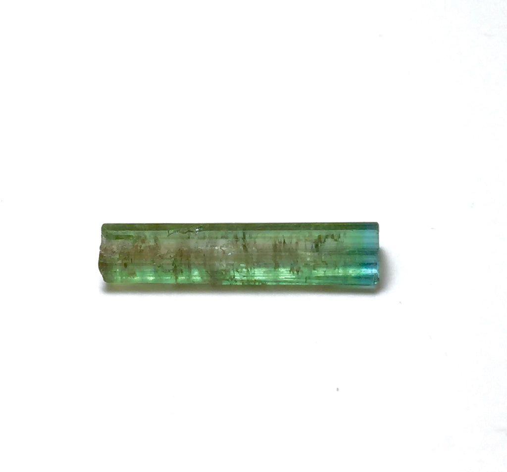 4.3ct Natural Bicolor Tourmaline Crystal - Peche Mine, Afghanistan - Raw Gemstone Specimen