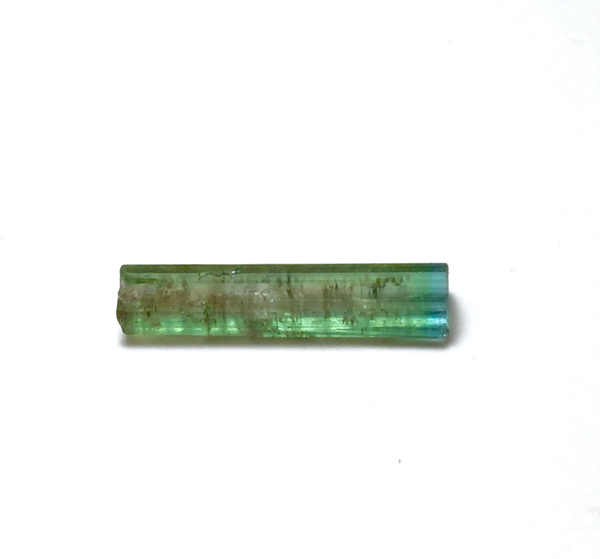 4.3ct Natural Bicolor Tourmaline Crystal - Peche Mine, Afghanistan - Raw Gemstone Specimen
