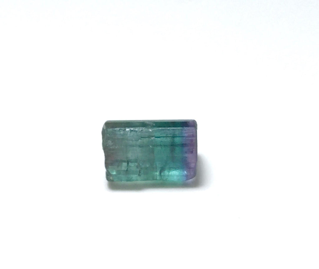 Natural Bi-Color Tourmaline Crystal - Paprok Mine, Afghanistan - Rare Gem Specimen