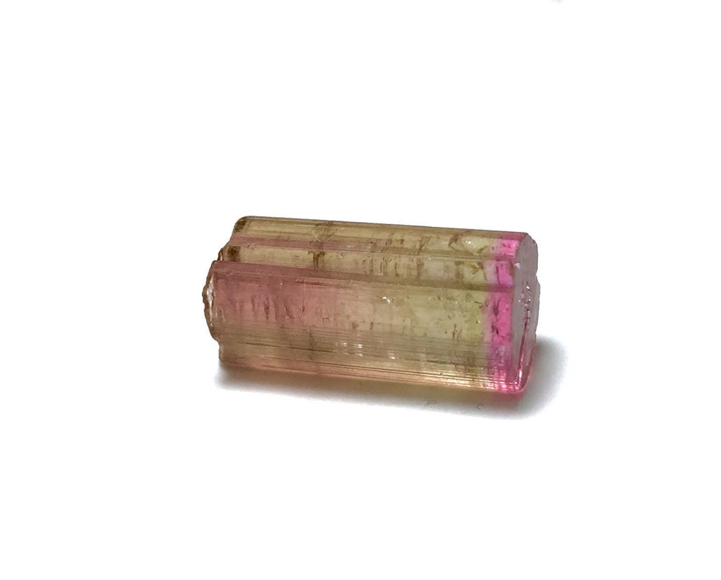 11.3 Carat Bi-Color Pink and Yellow Tourmaline Crystal - Rare Paprok Mine, Afghanistan Mineral Specimen