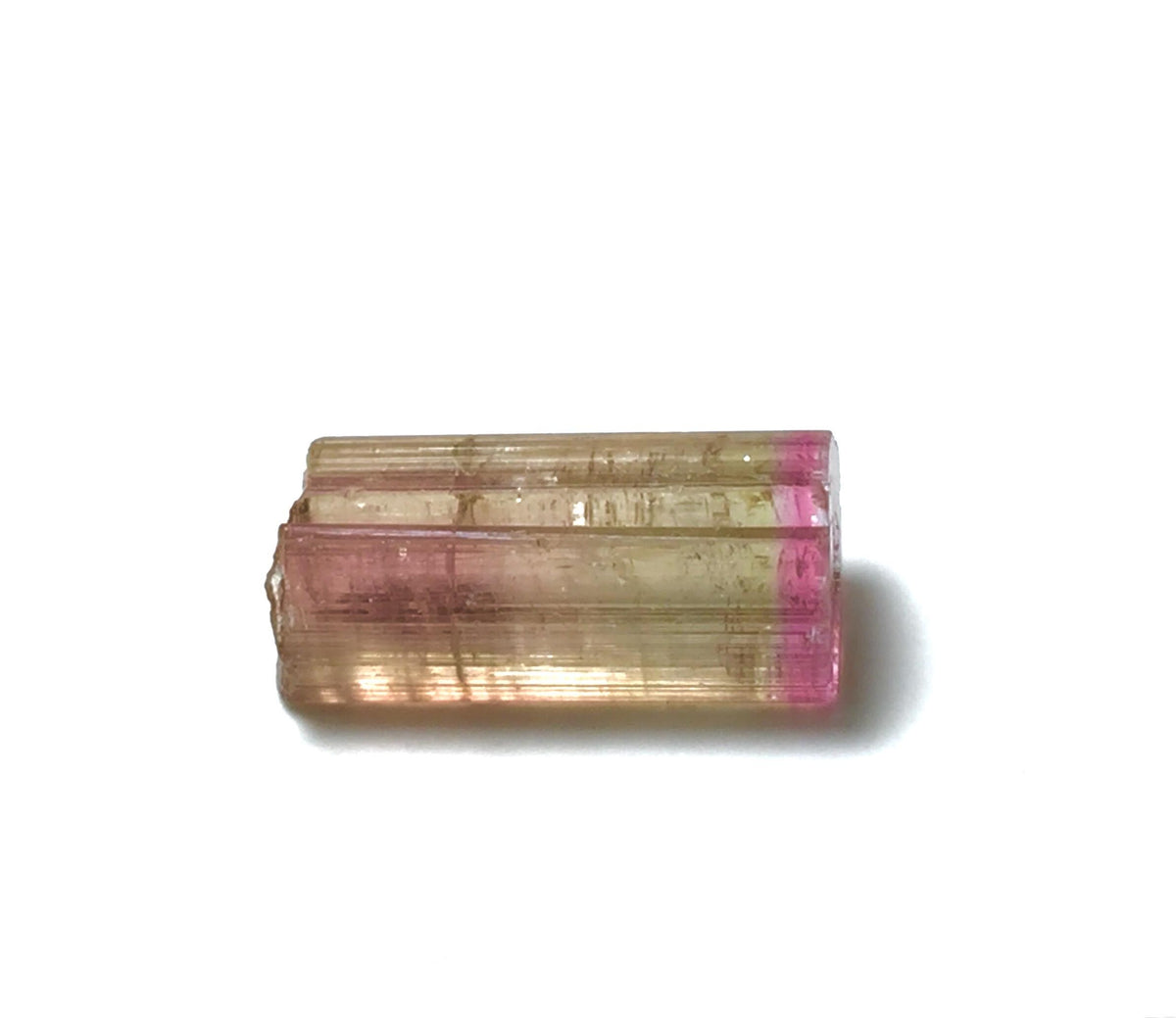 11.3 Carat Bi-Color Pink and Yellow Tourmaline Crystal - Rare Paprok Mine, Afghanistan Mineral Specimen