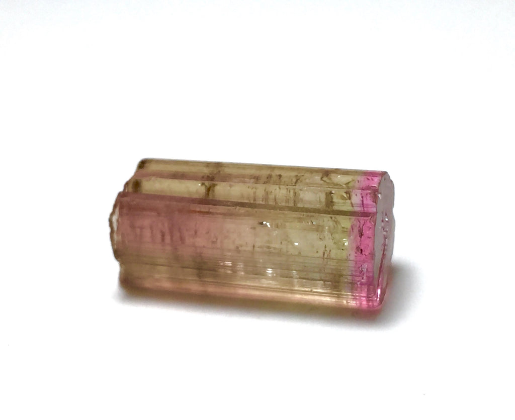 11.3 Carat Bi-Color Pink and Yellow Tourmaline Crystal - Rare Paprok Mine, Afghanistan Mineral Specimen