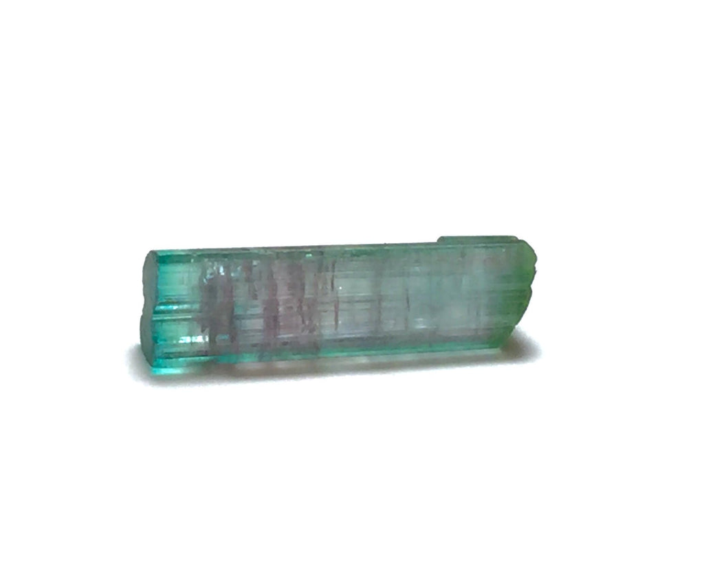 3.9 Carat Natural Bi-Color Tourmaline Crystal - Peche Mine, Afghanistan - Small Pocket Specimen