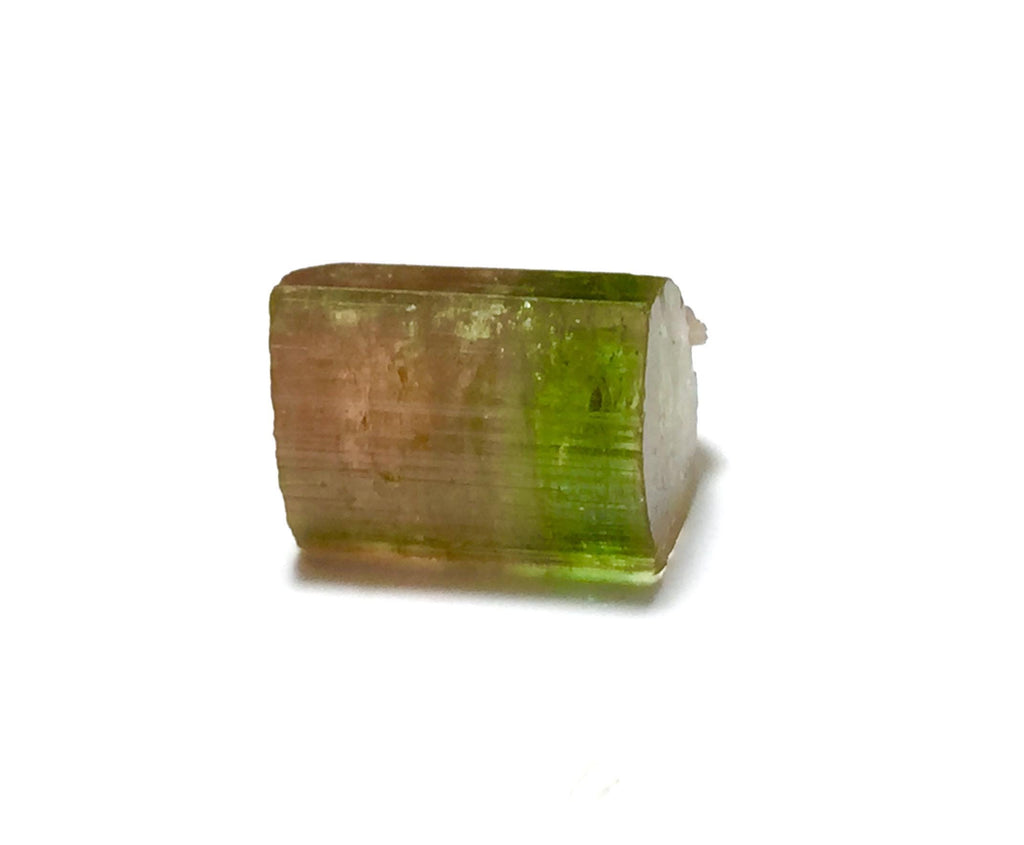 11.3ct Watermelon Tourmaline on Albite Specimen | Paprok Mine Afghanistan | Rare Bi-Color Display Crystal