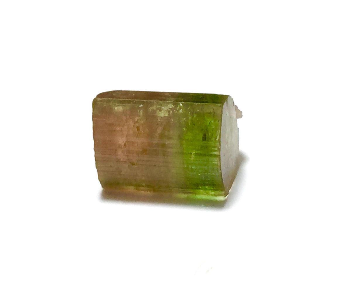 11.3ct Watermelon Tourmaline on Albite Specimen | Paprok Mine Afghanistan | Rare Bi-Color Display Crystal