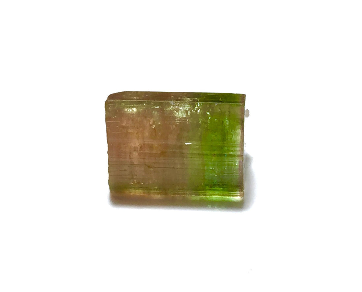 11.3ct Watermelon Tourmaline on Albite Specimen | Paprok Mine Afghanistan | Rare Bi-Color Display Crystal