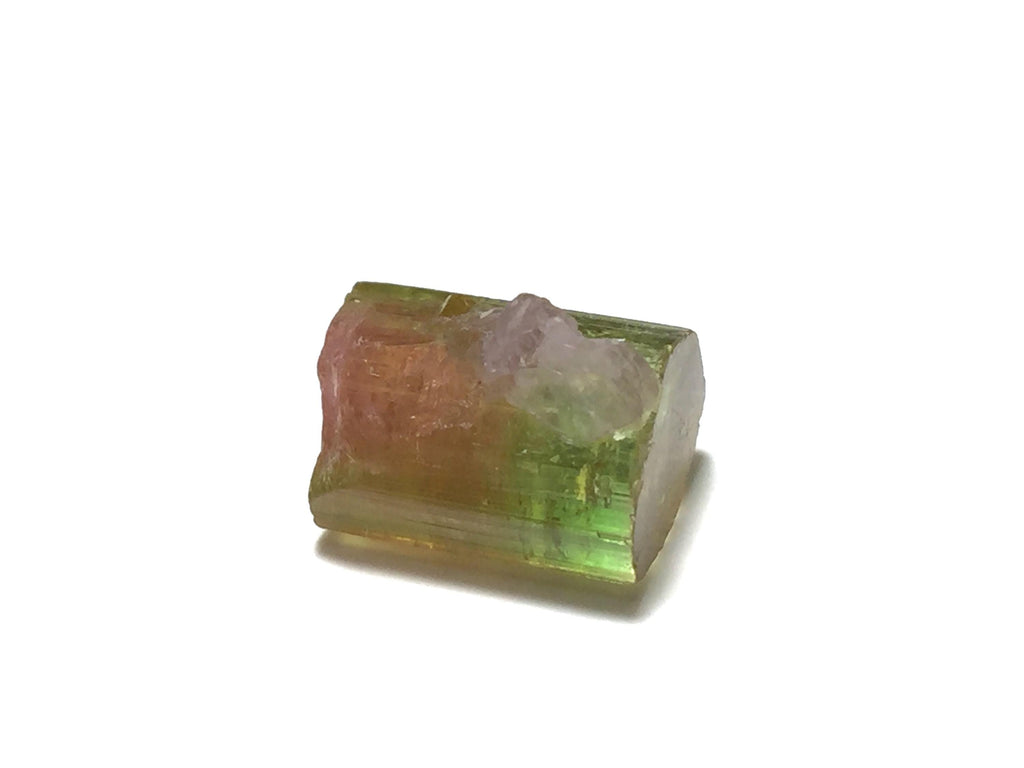 11.3ct Watermelon Tourmaline on Albite Specimen | Paprok Mine Afghanistan | Rare Bi-Color Display Crystal