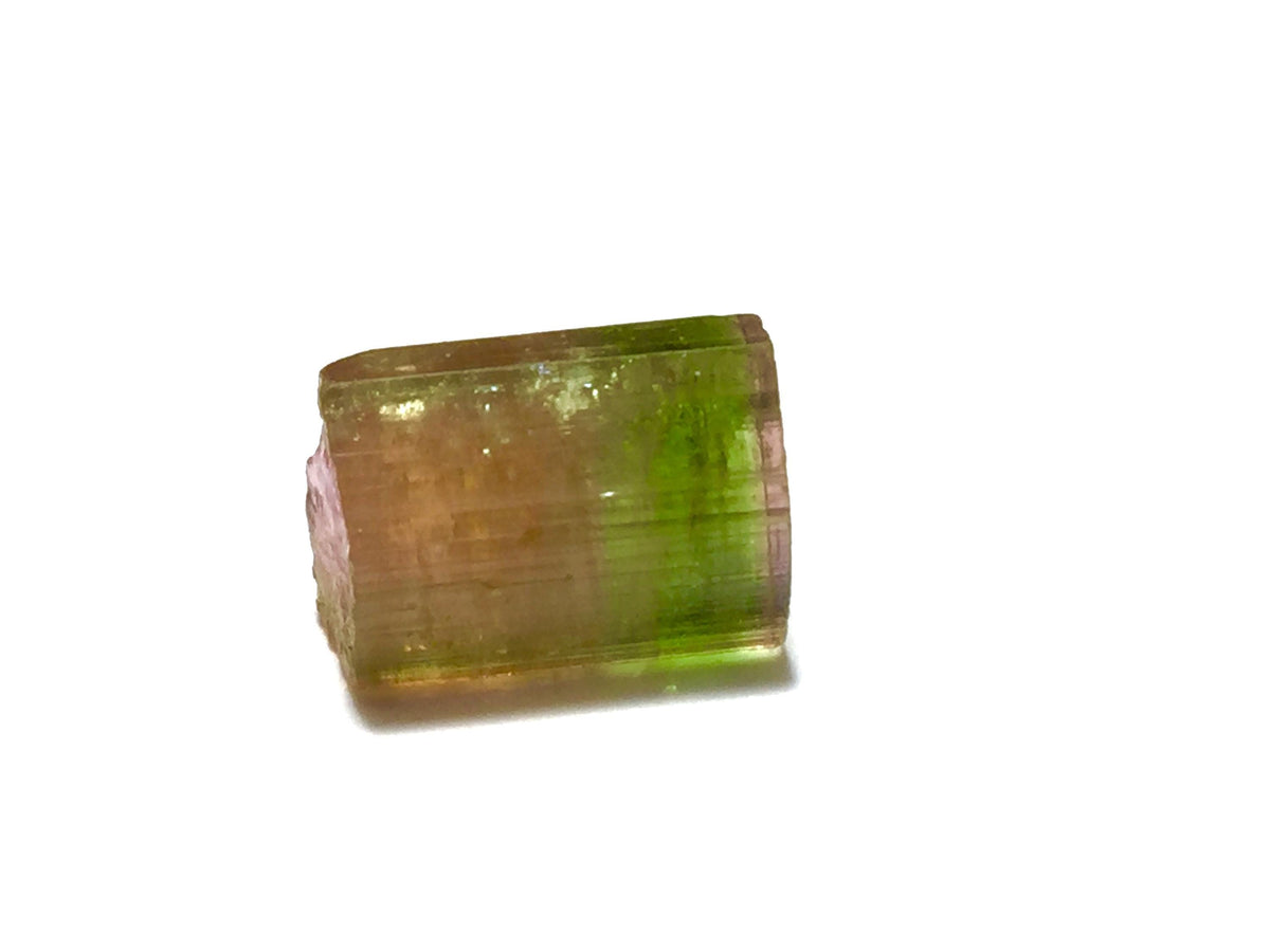 11.3ct Watermelon Tourmaline on Albite Specimen | Paprok Mine Afghanistan | Rare Bi-Color Display Crystal