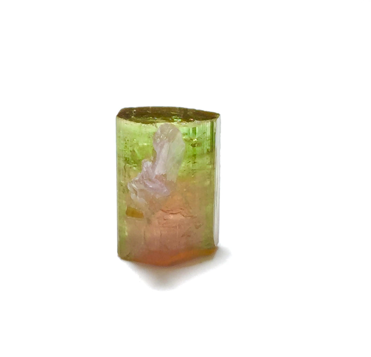 11.3ct Watermelon Tourmaline on Albite Specimen | Paprok Mine Afghanistan | Rare Bi-Color Display Crystal