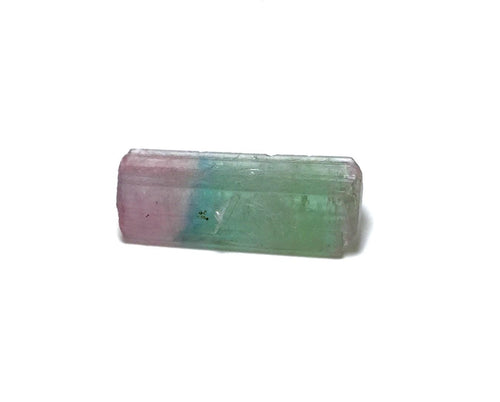 8.1 Carat Natural Rainbow Tourmaline Crystal - Peche Mine, Afghanistan - Jewelry Grade Pendant Size
