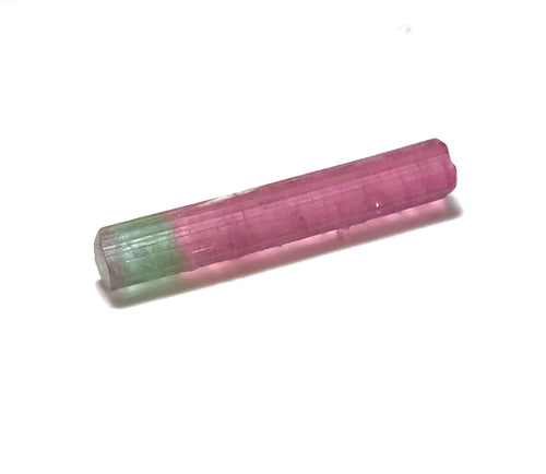 4.8 Carat Bi-Color Tourmaline Crystal - Natural Pink & Green - Laghman, Afghanistan - Pendant Grade Specimen