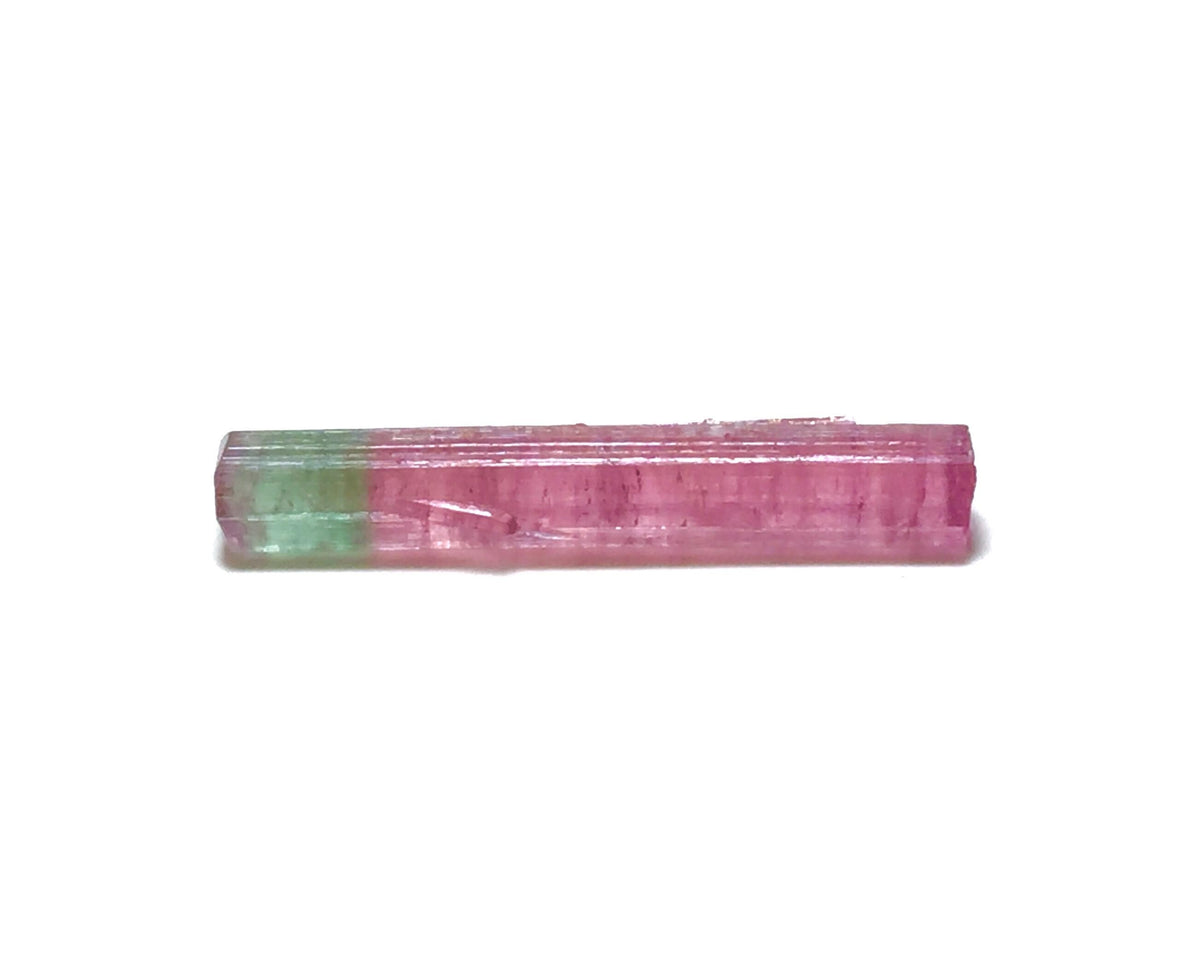 4.8 Carat Bi-Color Tourmaline Crystal - Natural Pink & Green - Laghman, Afghanistan - Pendant Grade Specimen