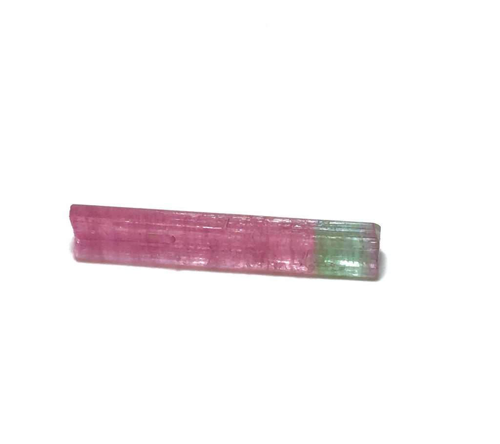 4.8 Carat Bi-Color Tourmaline Crystal - Natural Pink & Green - Laghman, Afghanistan - Pendant Grade Specimen