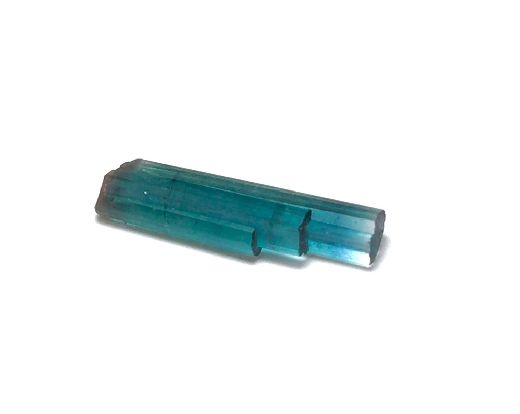 3.2 Carat Double Terminated Stepwise Tourmaline Crystal - Peche Mine, Afghanistan - Rare Multi-Color Specimen