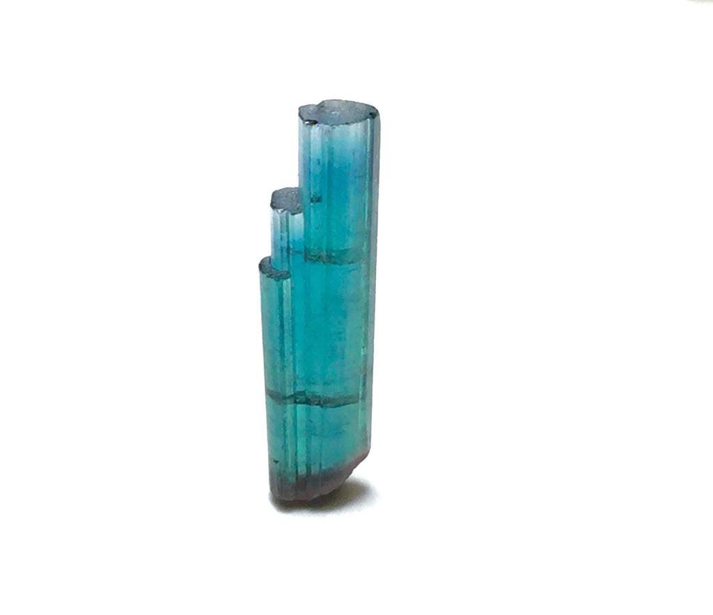 3.2 Carat Double Terminated Stepwise Tourmaline Crystal - Peche Mine, Afghanistan - Rare Multi-Color Specimen