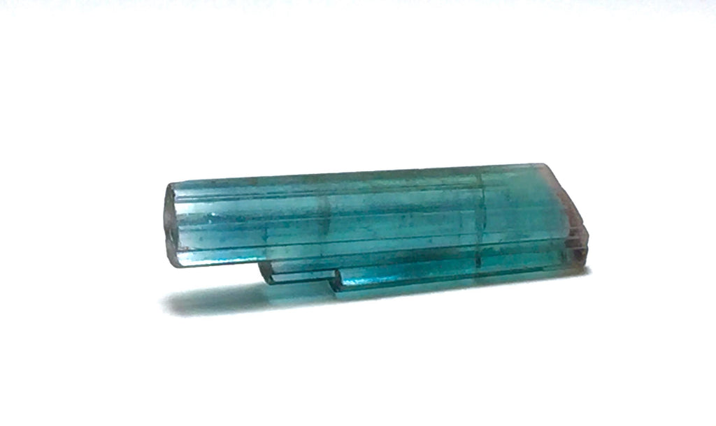 3.2 Carat Double Terminated Stepwise Tourmaline Crystal - Peche Mine, Afghanistan - Rare Multi-Color Specimen