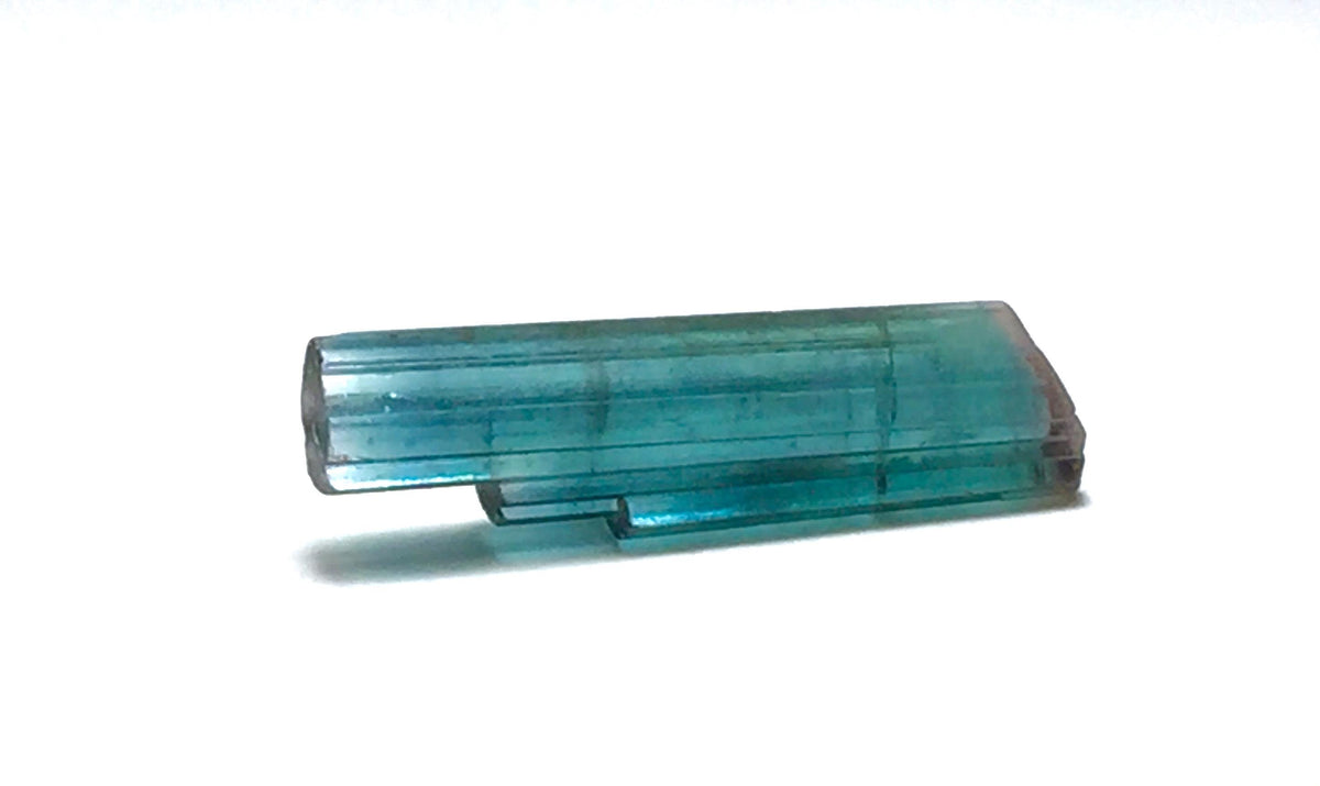 3.2 Carat Double Terminated Stepwise Tourmaline Crystal - Peche Mine, Afghanistan - Rare Multi-Color Specimen