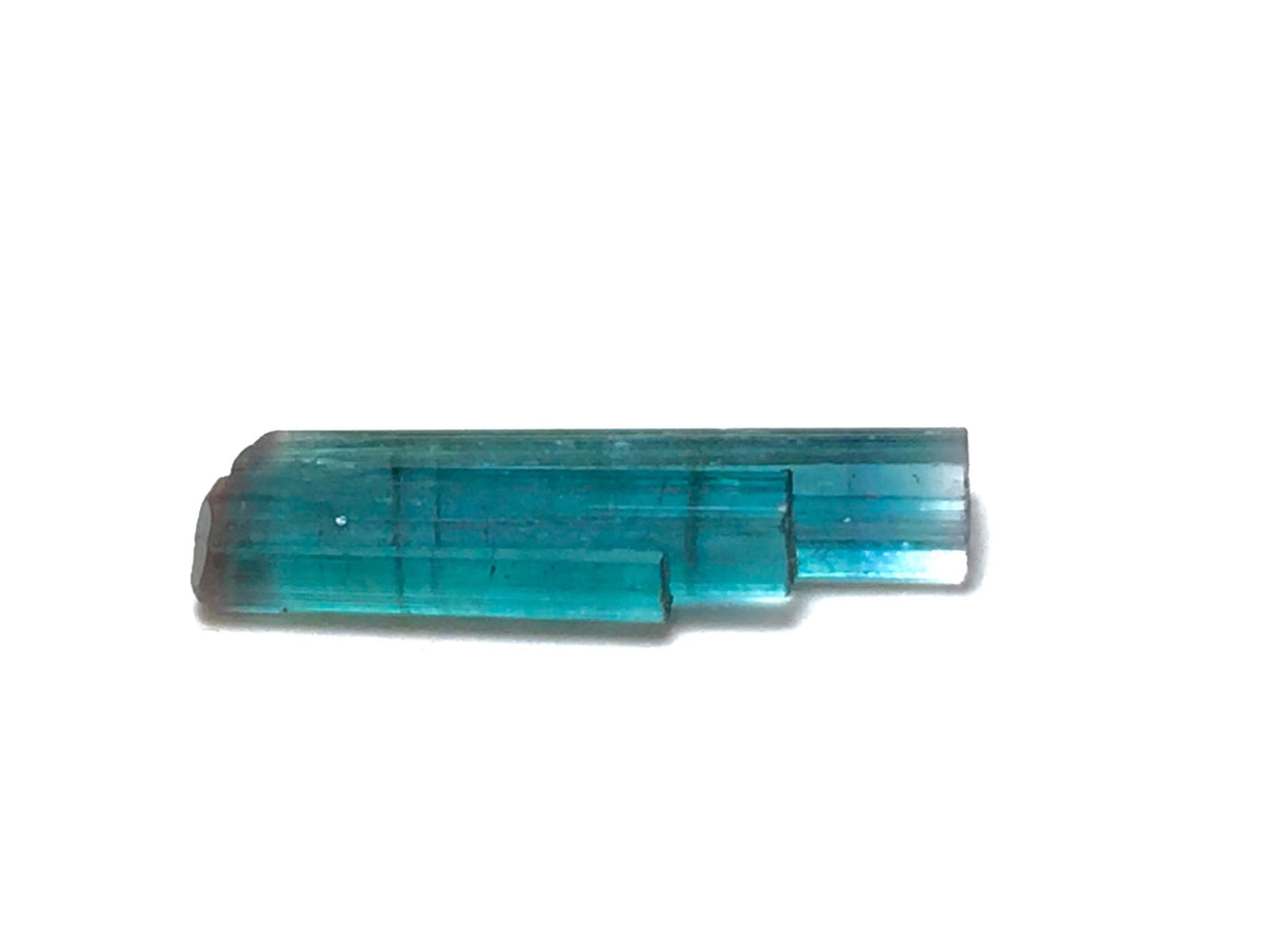 3.2 Carat Double Terminated Stepwise Tourmaline Crystal - Peche Mine, Afghanistan - Rare Multi-Color Specimen