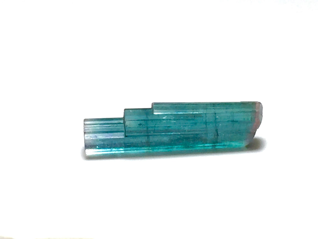 3.2 Carat Double Terminated Stepwise Tourmaline Crystal - Peche Mine, Afghanistan - Rare Multi-Color Specimen
