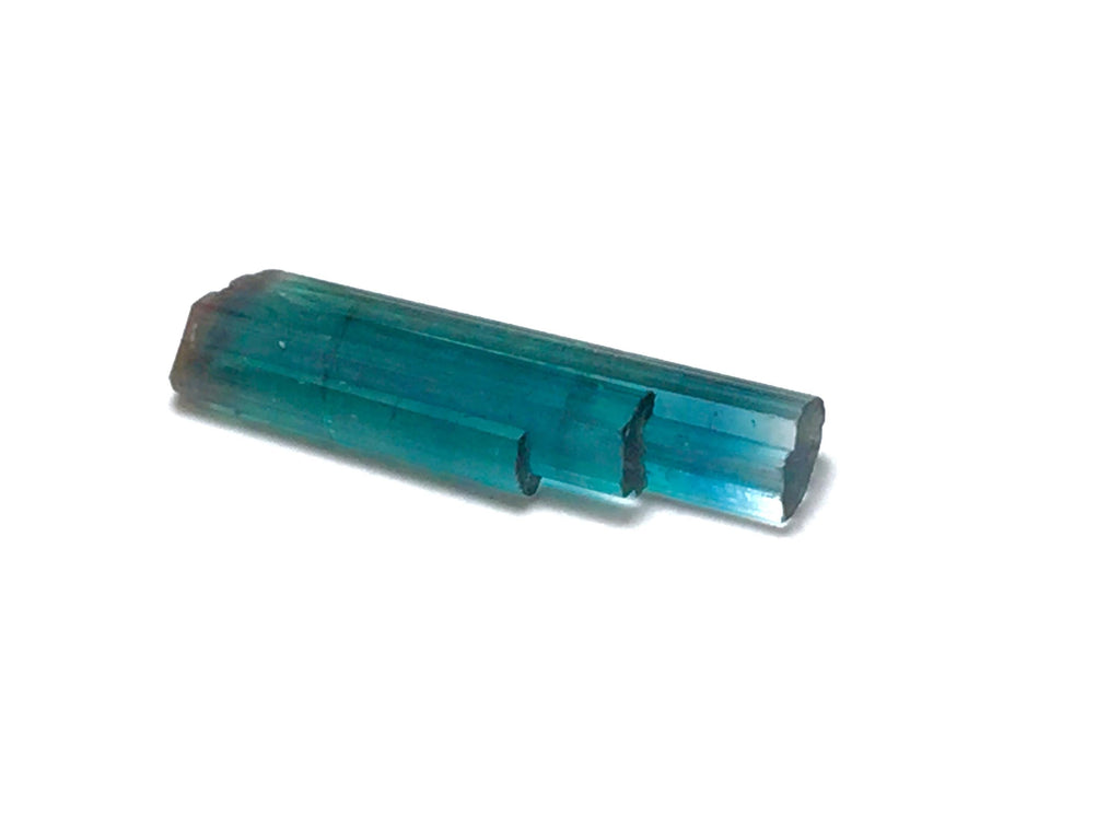 3.2 Carat Double Terminated Stepwise Tourmaline Crystal - Peche Mine, Afghanistan - Rare Multi-Color Specimen