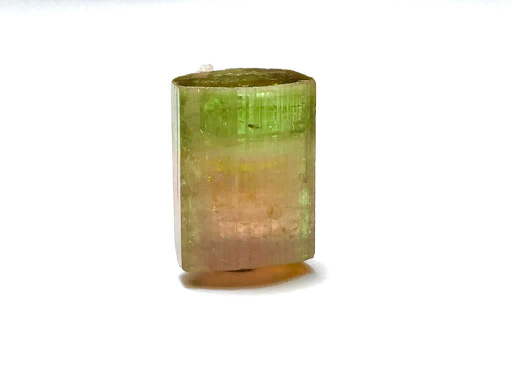 11.3ct Watermelon Tourmaline on Albite Specimen | Paprok Mine Afghanistan | Rare Bi-Color Display Crystal