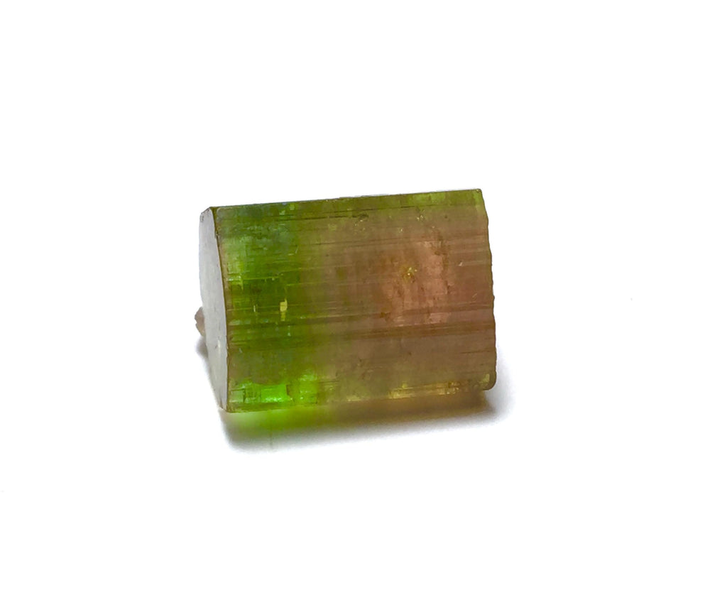 11.3ct Watermelon Tourmaline on Albite Specimen | Paprok Mine Afghanistan | Rare Bi-Color Display Crystal