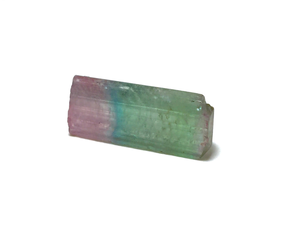 8.1 Carat Natural Rainbow Tourmaline Crystal - Peche Mine, Afghanistan - Jewelry Grade Pendant Size