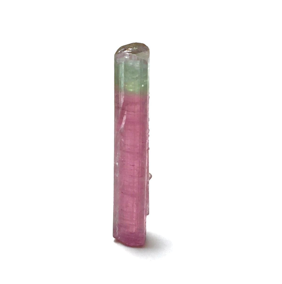 4.8 Carat Bi-Color Tourmaline Crystal - Natural Pink & Green - Laghman, Afghanistan - Pendant Grade Specimen