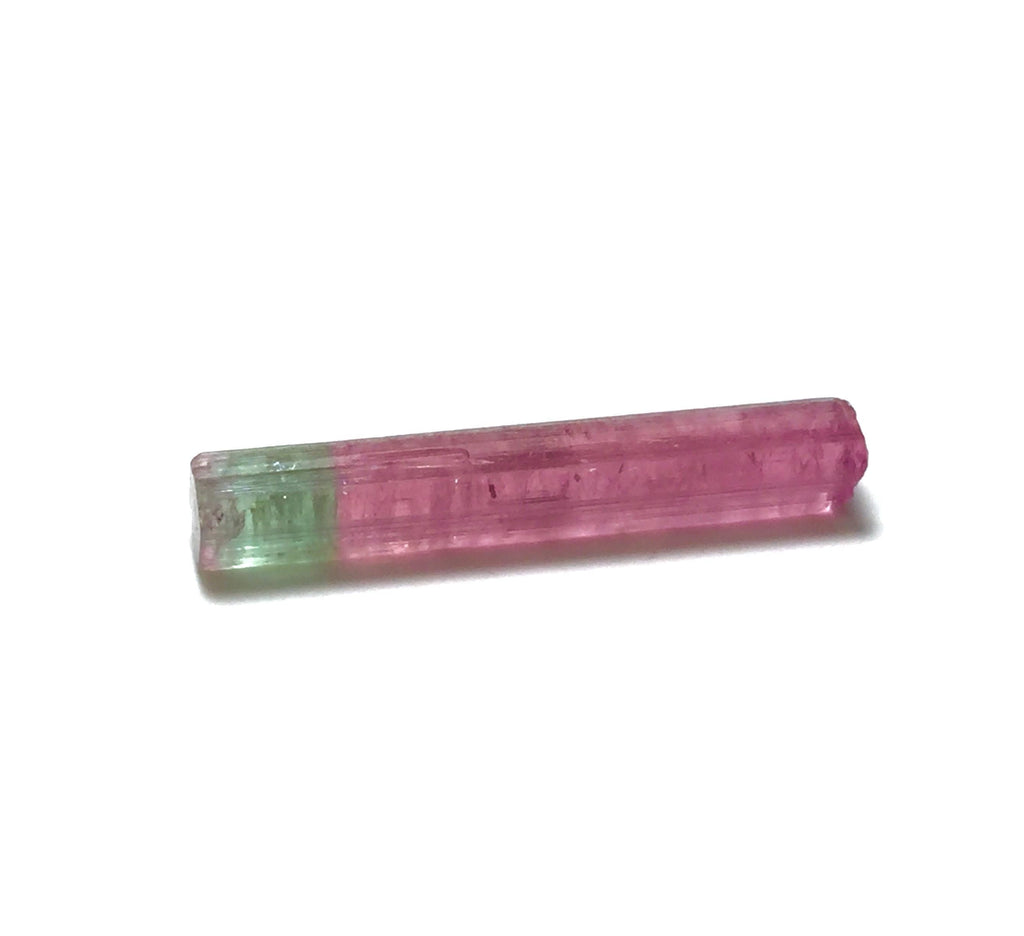 4.8 Carat Bi-Color Tourmaline Crystal - Natural Pink & Green - Laghman, Afghanistan - Pendant Grade Specimen