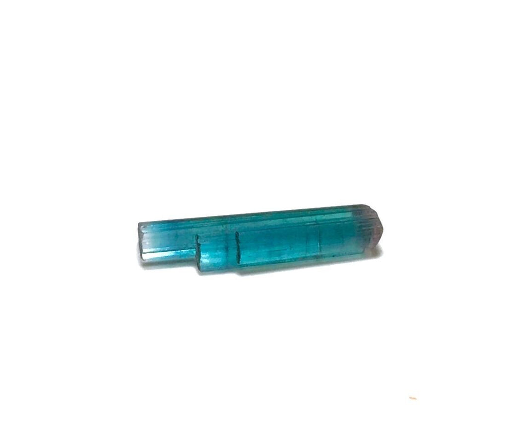 3.2 Carat Double Terminated Stepwise Tourmaline Crystal - Peche Mine, Afghanistan - Rare Multi-Color Specimen