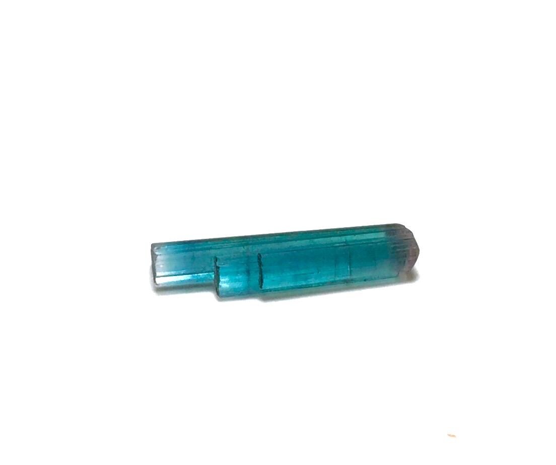 3.2 Carat Double Terminated Stepwise Tourmaline Crystal - Peche Mine, Afghanistan - Rare Multi-Color Specimen