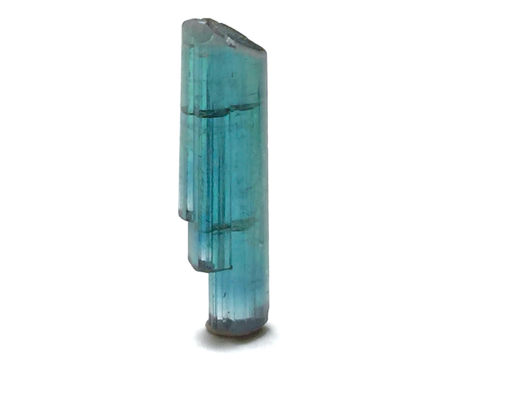 3.2 Carat Double Terminated Stepwise Tourmaline Crystal - Peche Mine, Afghanistan - Rare Multi-Color Specimen