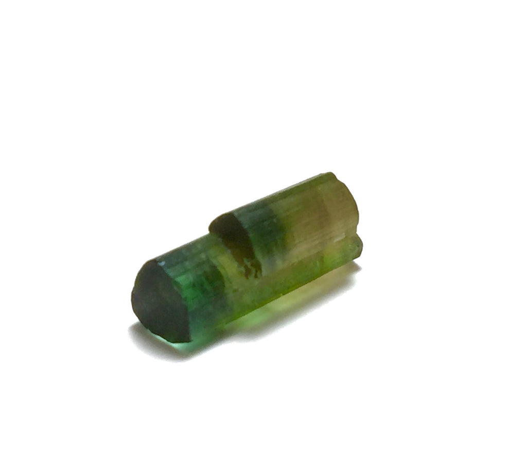 5.6 Carat Natural Twin Tourmaline Crystal Cluster - Bi-Color Terminated Specimen from Peche Mine, Afghanistan