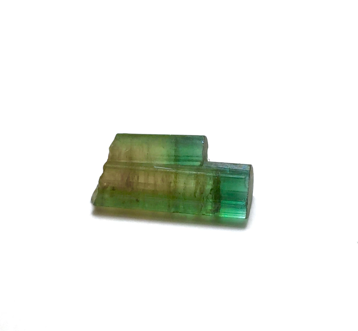 5.6 Carat Natural Twin Tourmaline Crystal Cluster - Bi-Color Terminated Specimen from Peche Mine, Afghanistan