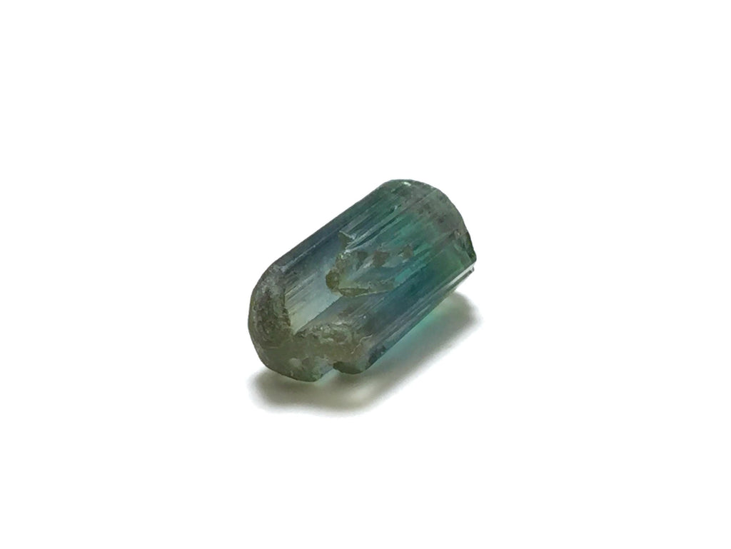 5.7 Carat Natural Bi-Color Tourmaline Crystal - Terminated Specimen from Peche Mine, Afghanistan