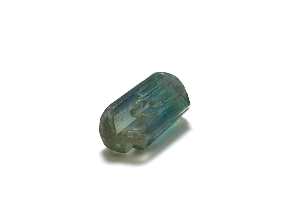 5.7 Carat Natural Bi-Color Tourmaline Crystal - Terminated Specimen from Peche Mine, Afghanistan