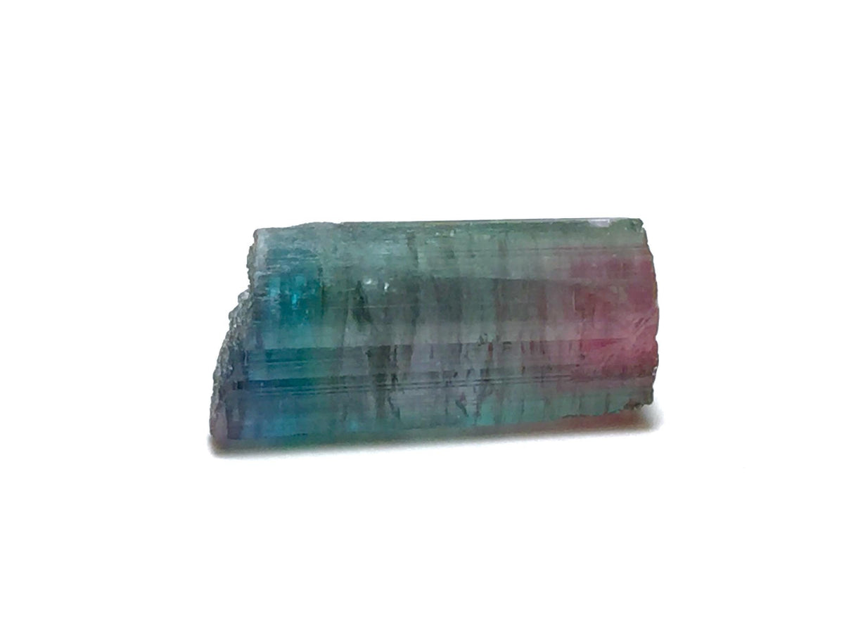 Multi-Color Rainbow Tourmaline – Peche Mine, Afghanistan – Natural Zoned Terminated Pendant-Size Crystal