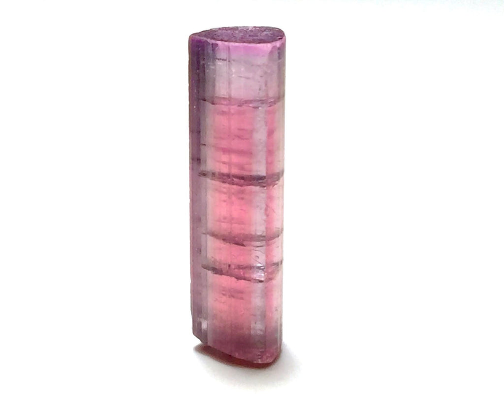 Purple Cap Tourmaline Crystal | Paprok Mine Afghanistan Natural Bi-Color Mineral Specimen