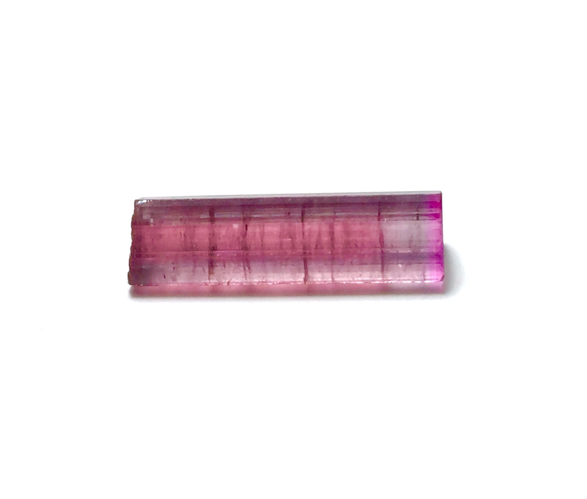 Purple Cap Tourmaline Crystal | Paprok Mine Afghanistan Natural Bi-Color Mineral Specimen
