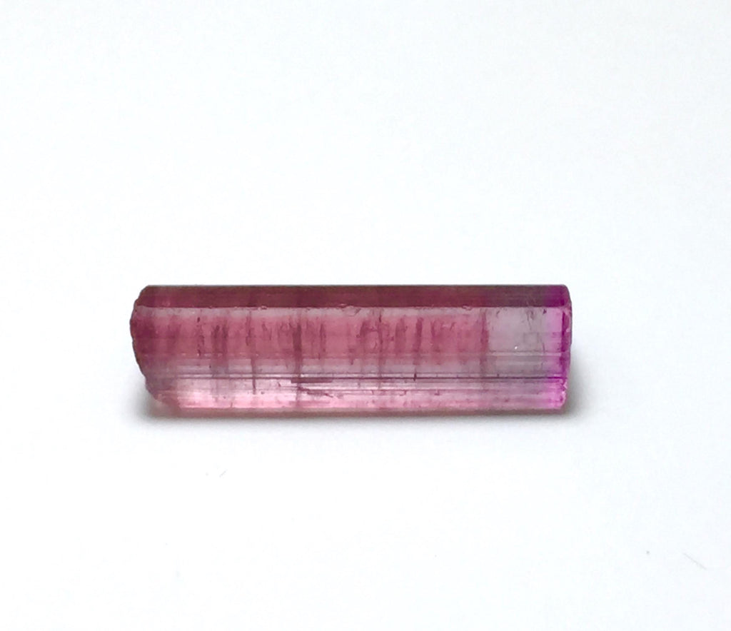 Purple Cap Tourmaline Crystal | Paprok Mine Afghanistan Natural Bi-Color Mineral Specimen