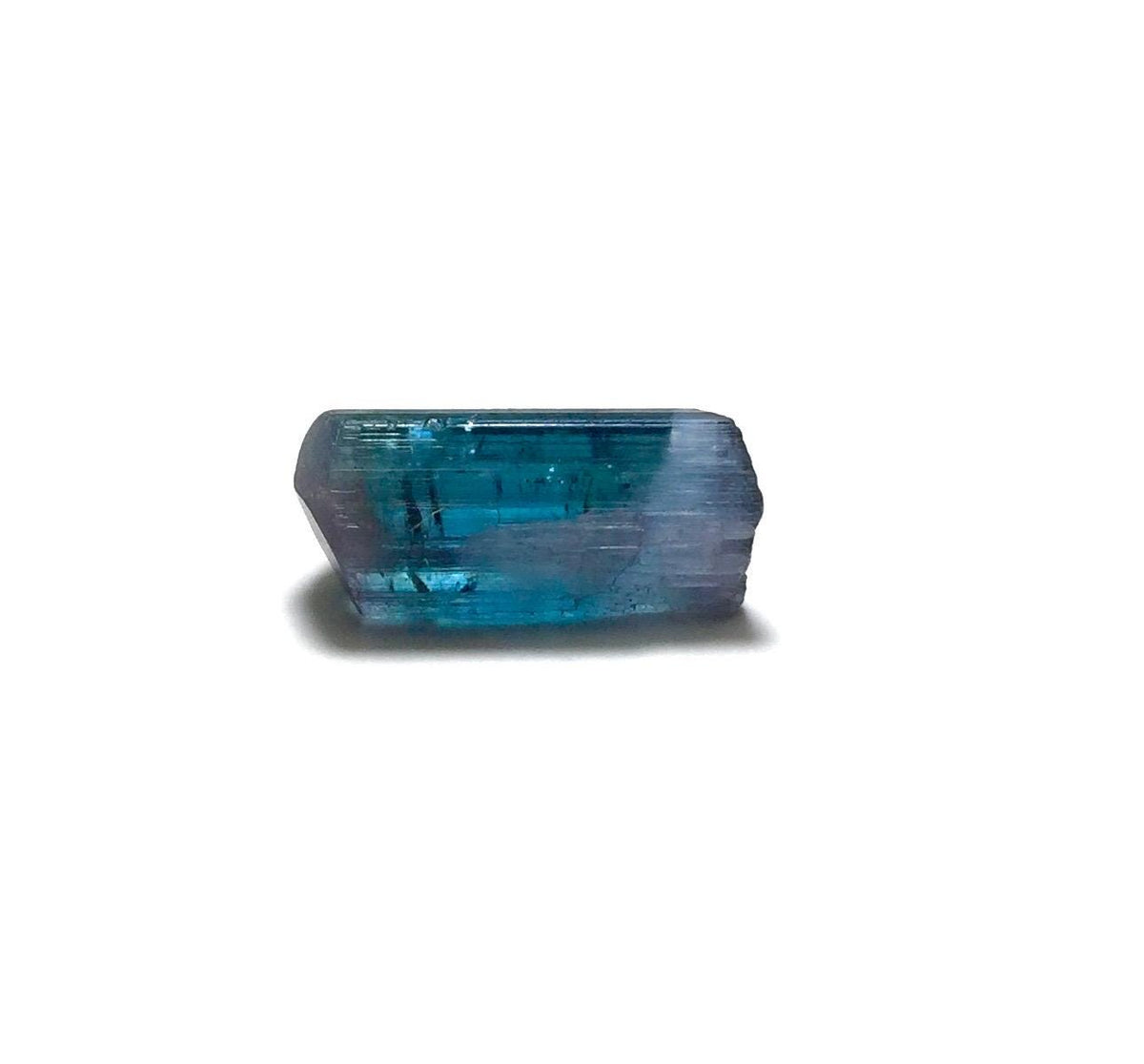 Electric Neon Blue Cat's Eye Tourmaline | Peche Mine Afghanistan Natural Rare Crystal Specimen
