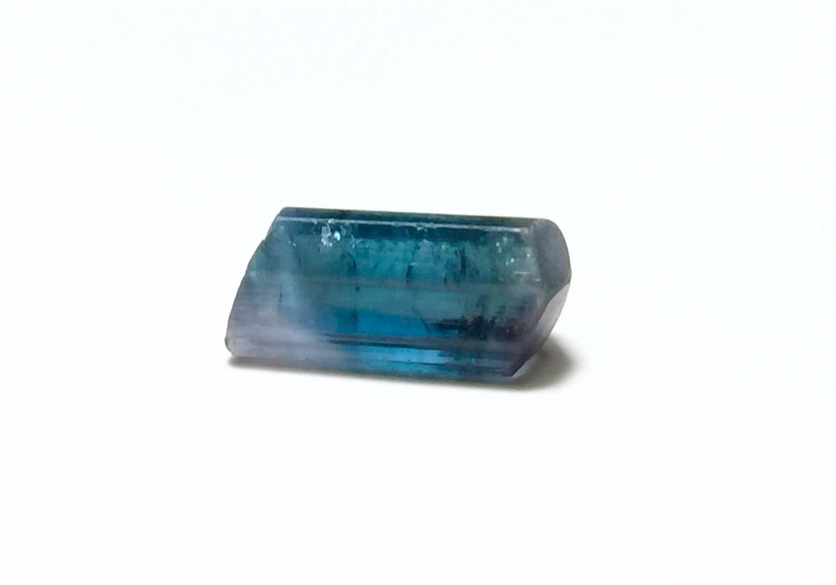Electric Neon Blue Cat's Eye Tourmaline | Peche Mine Afghanistan Natural Rare Crystal Specimen