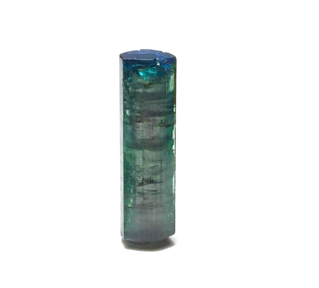 9.0 Carat Bi-Color Tourmaline Crystal | Natural Paprok Mine Afghanistan Mineral Specimen