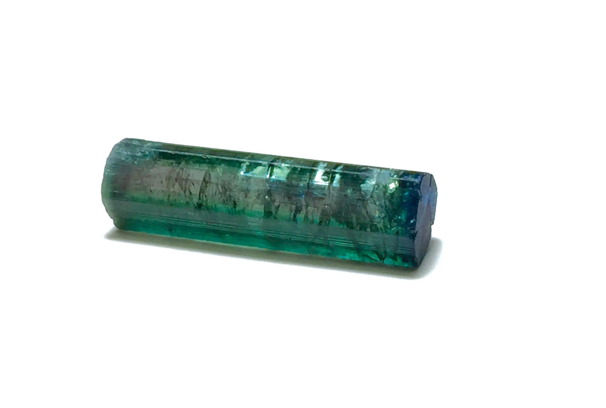 9.0 Carat Bi-Color Tourmaline Crystal | Natural Paprok Mine Afghanistan Mineral Specimen