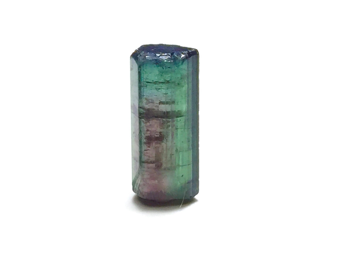 6.3 Carat Bi-Color Watermelon Tourmaline Crystal - Peche Mine, Afghanistan