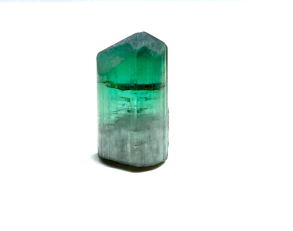 9.4 Carat Natural Cat's Eye Green Tourmaline Crystal - Paprok, Afghanistan